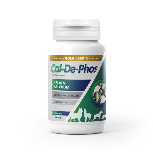 Cal de Phos Gold 60 tbl - kalcijum za pse - Interagrar
