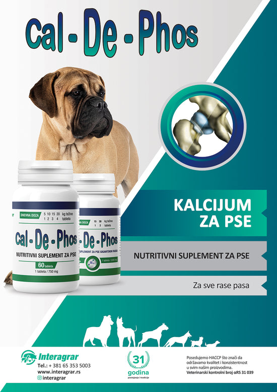 Cal de Phos - Kalcijum za pse - Interagrar
